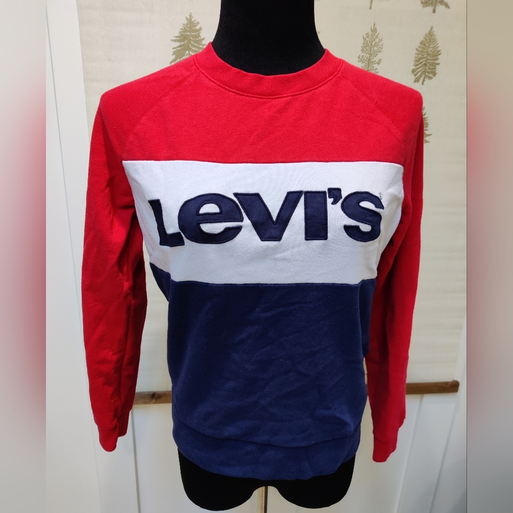 Levis Color Block Sweatshirt - Small - Picture 2 of 11